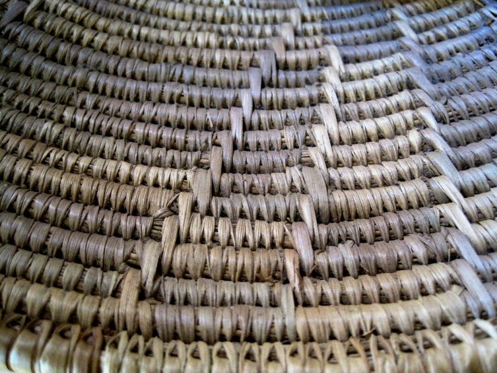 basket, weave, straw color